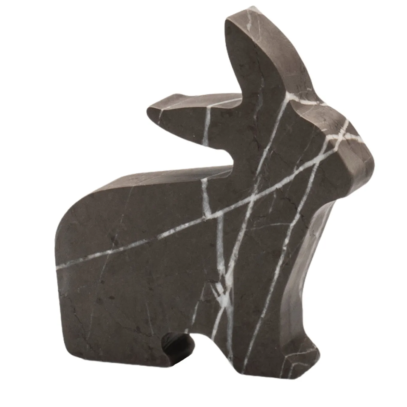 Statuetta Coniglio di colore grigio di Alessandra Grasso