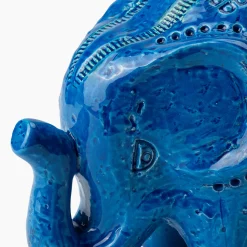 Statuetta Elefante Blu di Aldo Londi