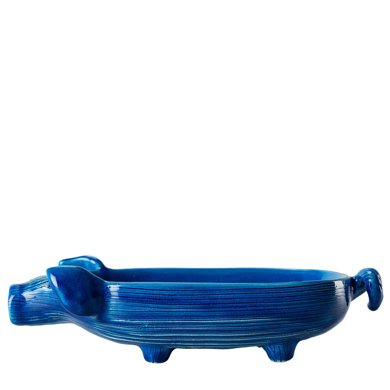 Statuetta maialino blu Boletto di Aldo Londi