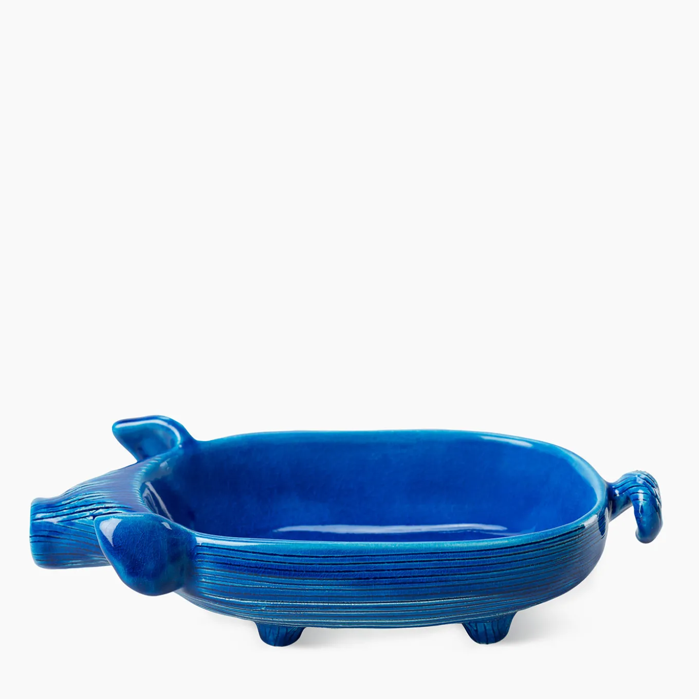 Statuetta maialino blu Boletto di Aldo Londi