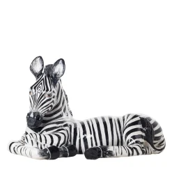 Statuetta Zebra in ceramica