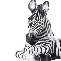 Statuetta Zebra in ceramica