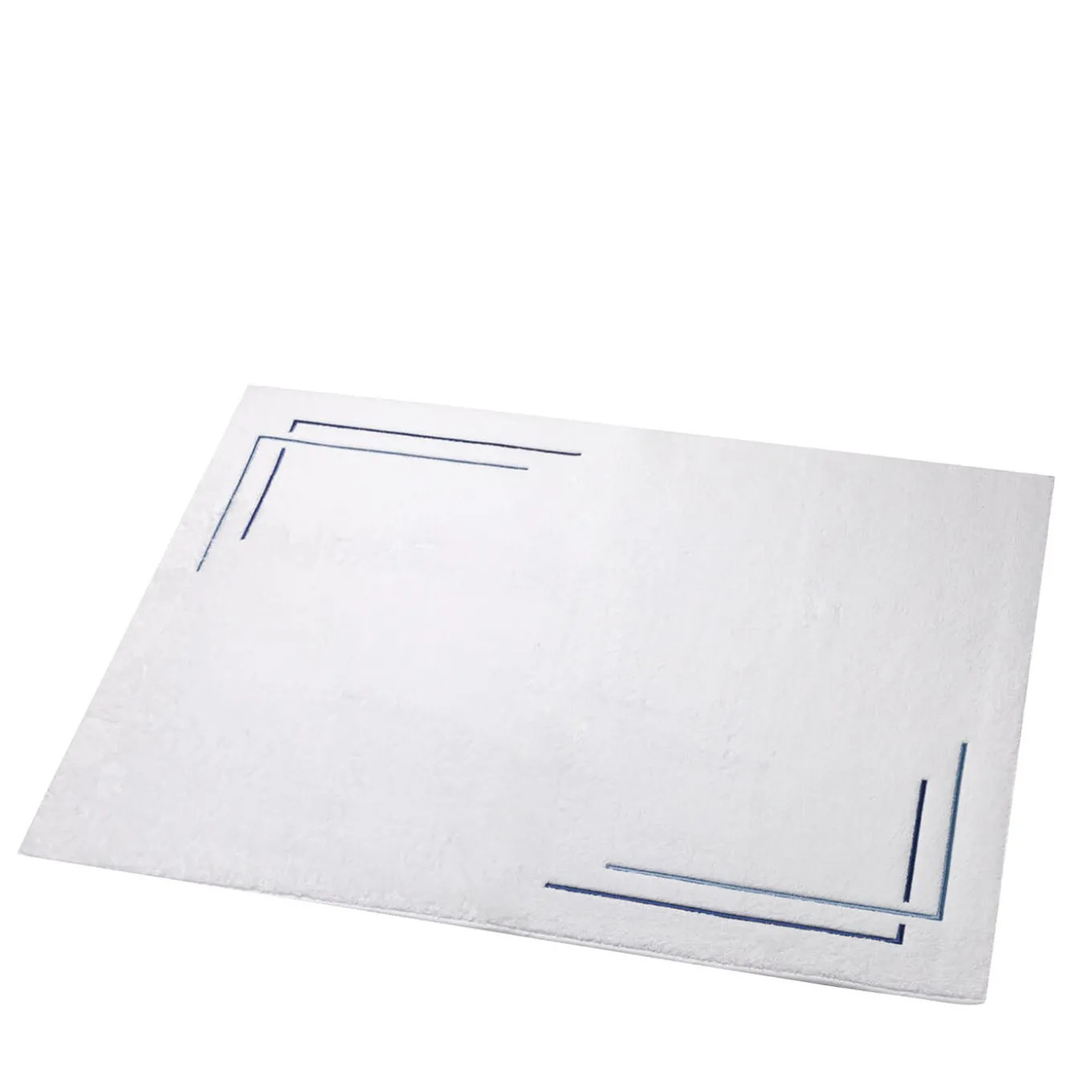 Tappetino da bagno Acquarelle bianco