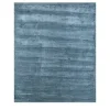 Tappeto Annodato a Mano Denim Haze Cenere e Blu Mirage