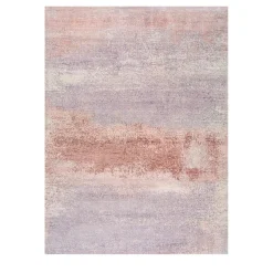 Tappeto Annodato A Mano Lavender Haze & Silver Pink