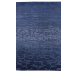 Tappeto blu Onde di Ico Parisi