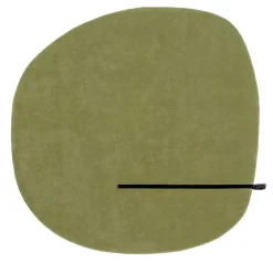 Tappeto Circolare "Tondo non Tondo" colore Salvia
