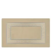 Tappeto da bagno Roma beige e bianco azzurro