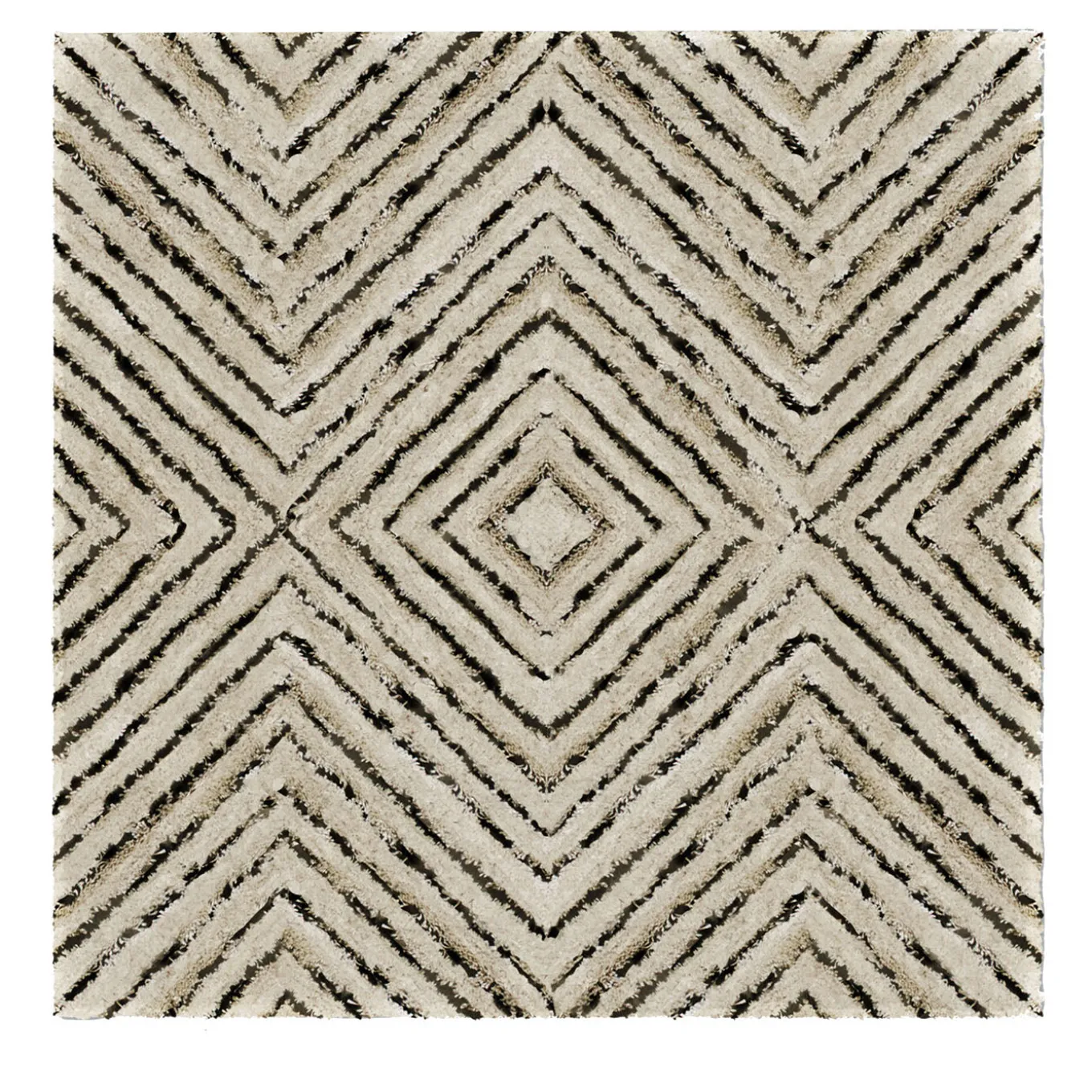 Tappeto Ginger geometrico beige di Janice Joostema