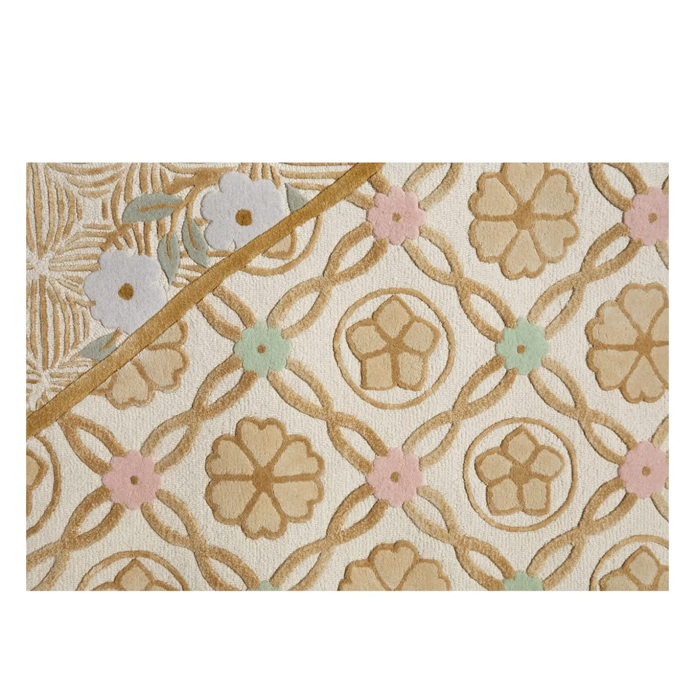 Tappeto Hanatsugi Kyoto Beige