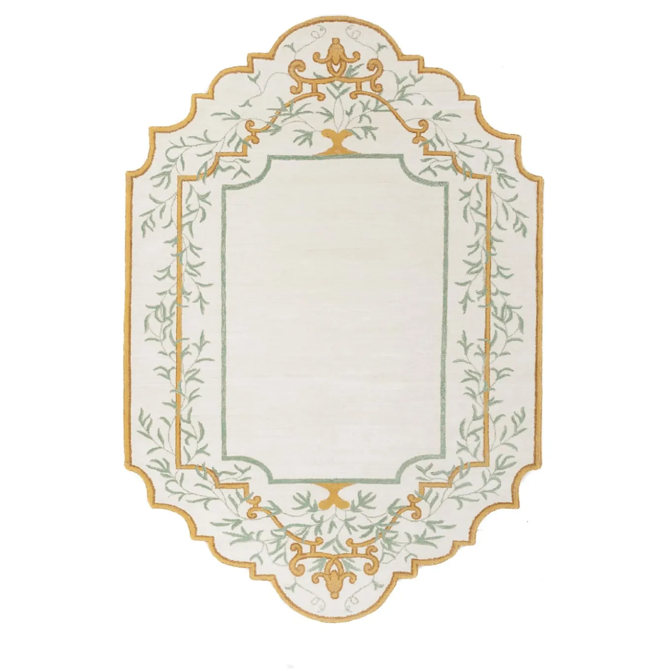 Tappeto in Lana e Cotone Annodato a Mano The Garden Gate di Tatiana de Nicolay