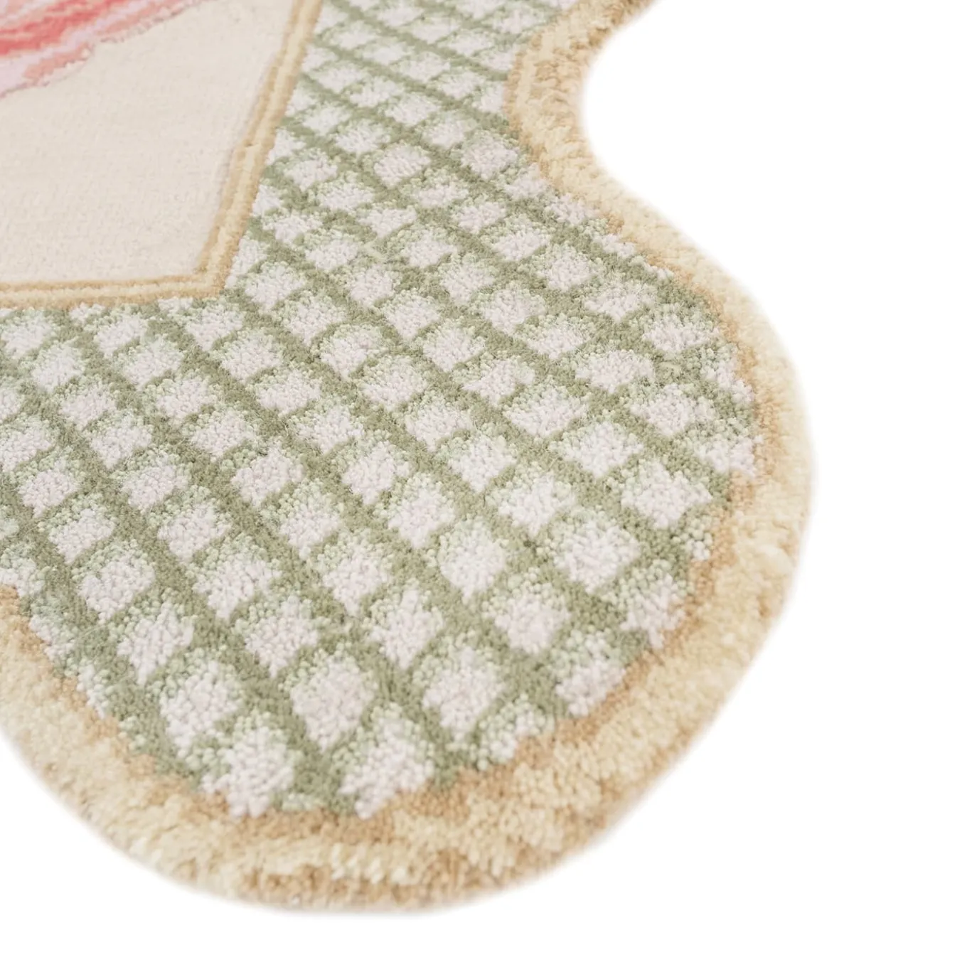 Tappeto in Lana e Cotone Annodato a Mano The Flower Meadow di Tatiana de Nicolay