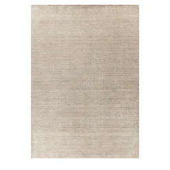 Tappeto Loom Notwhite in lana e seta di bambù beige