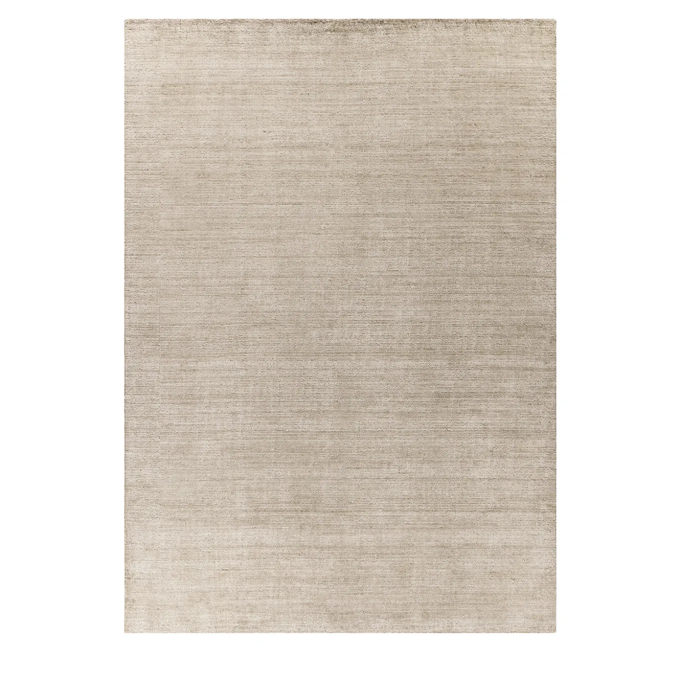 Tappeto Loom Notwhite in lana e seta di bambù beige
