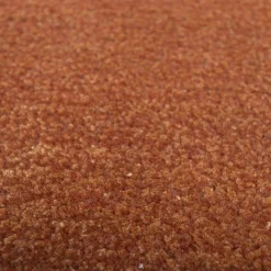 Tappeto Piatto In Jute Terracotta & Gold Brown