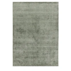 Tappeto Pure Woods in seta di bambù verde