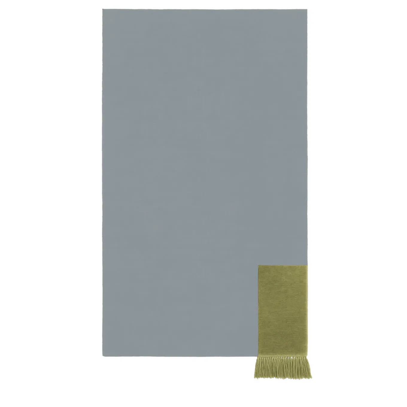 Tappeto rettangolare colore cielo