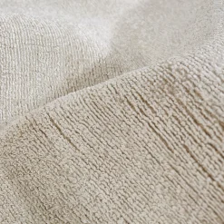 Tappeto rotondo Feel Round Offwhite in seta di banano
