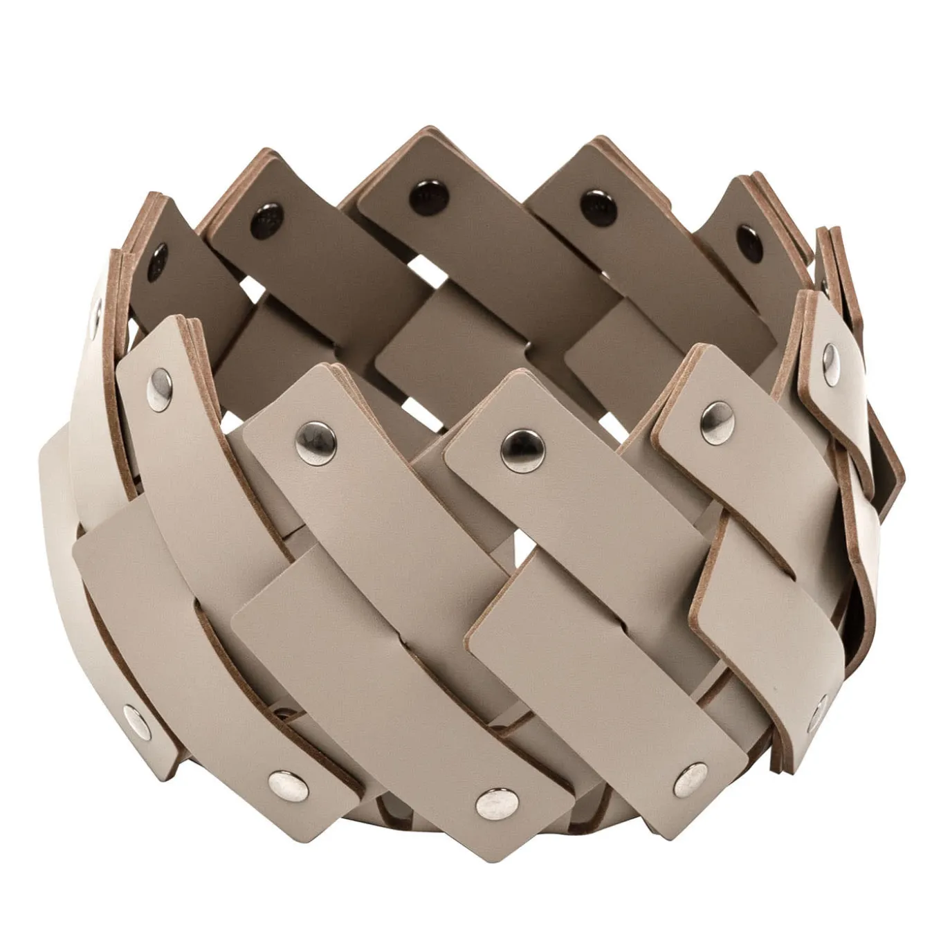 Tasca vuota in pelle Almeria Beige