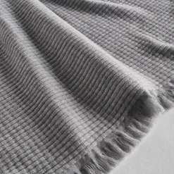 Terramadre Gerbera Coperta di cashmere grigia