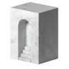 The Village - Utopia Scultura in bianco di Carrara di Elisa Ossino