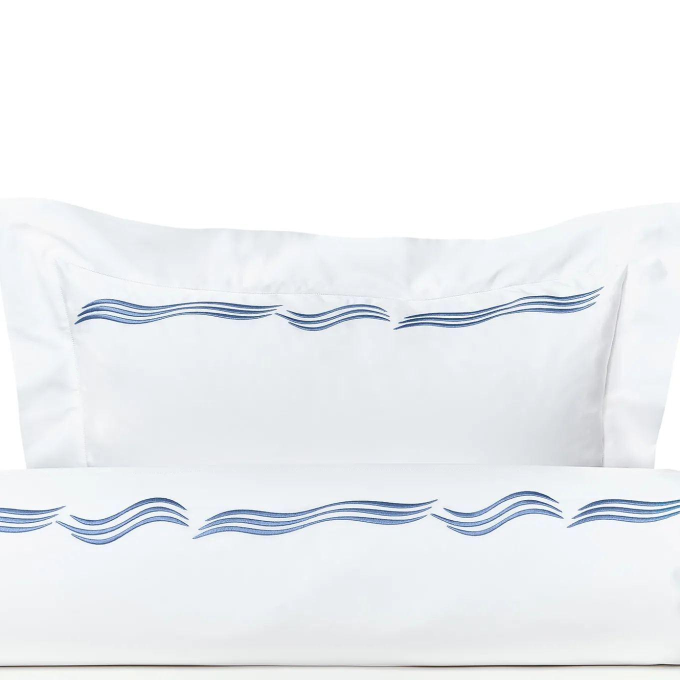 Tuffo Bianco e Blu Assisi US King Sham