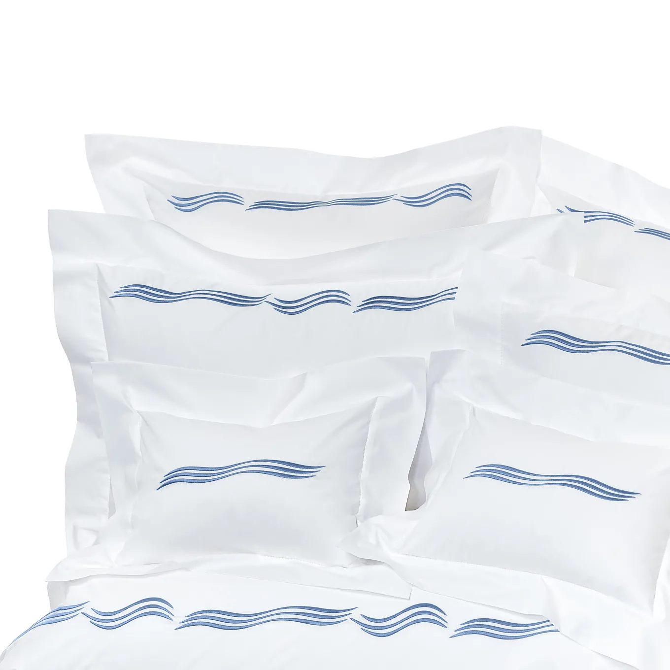 Tuffo Bianco e Blu Assisi Boudoir Sham