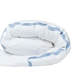 Tuffo Copripiumino King US bianco e blu Assisi