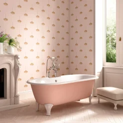 Vasca da bagno Draycott dipinta di rosa