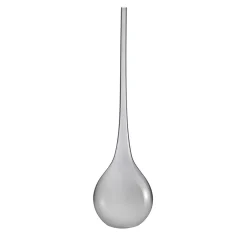 Vaso a forma di goccia grigio Bolle