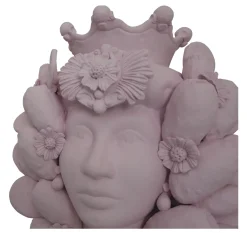 Vaso a testa Donna Rosa
