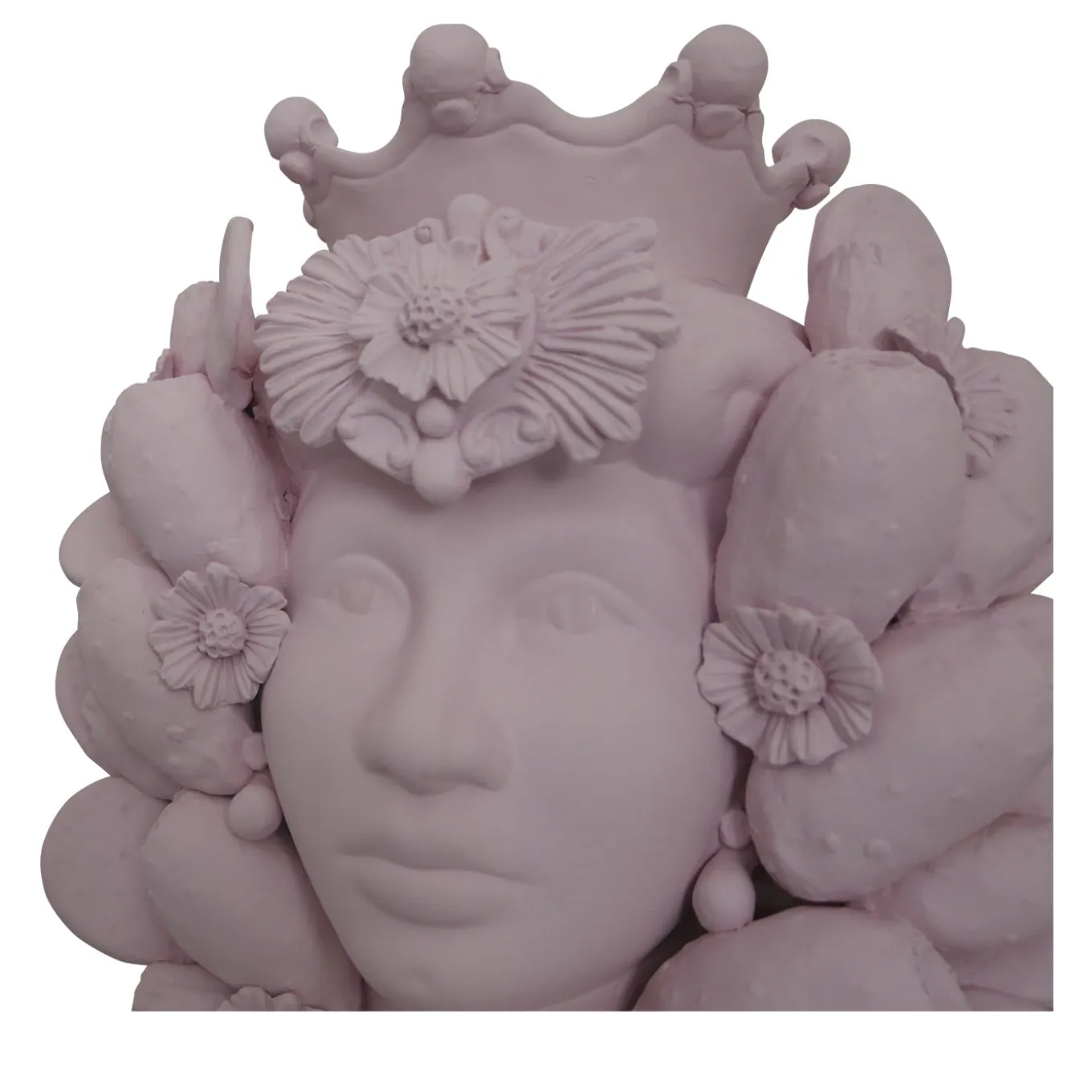 Vaso a testa Donna Rosa