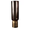 Vaso alto Giano in ametista e oro