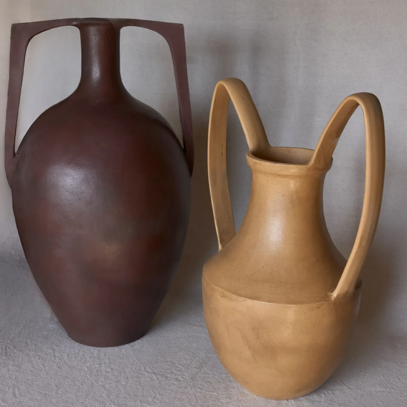 Vaso Anfora 3 Brown
