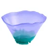 Vaso Big Surprise 2 Piccolo in Resina Viola e Verde di Gaetano Pesce