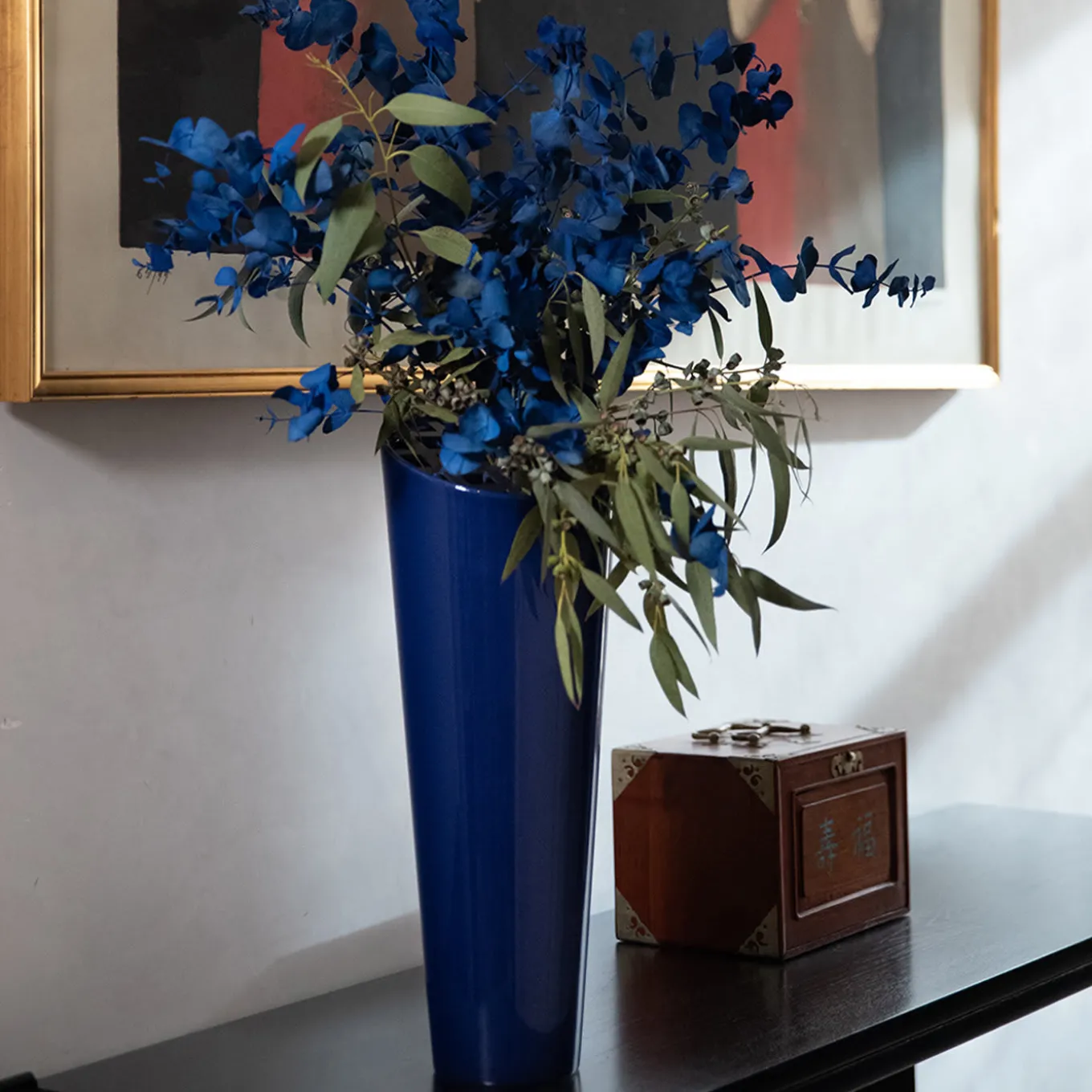 Vaso blu Anacleto