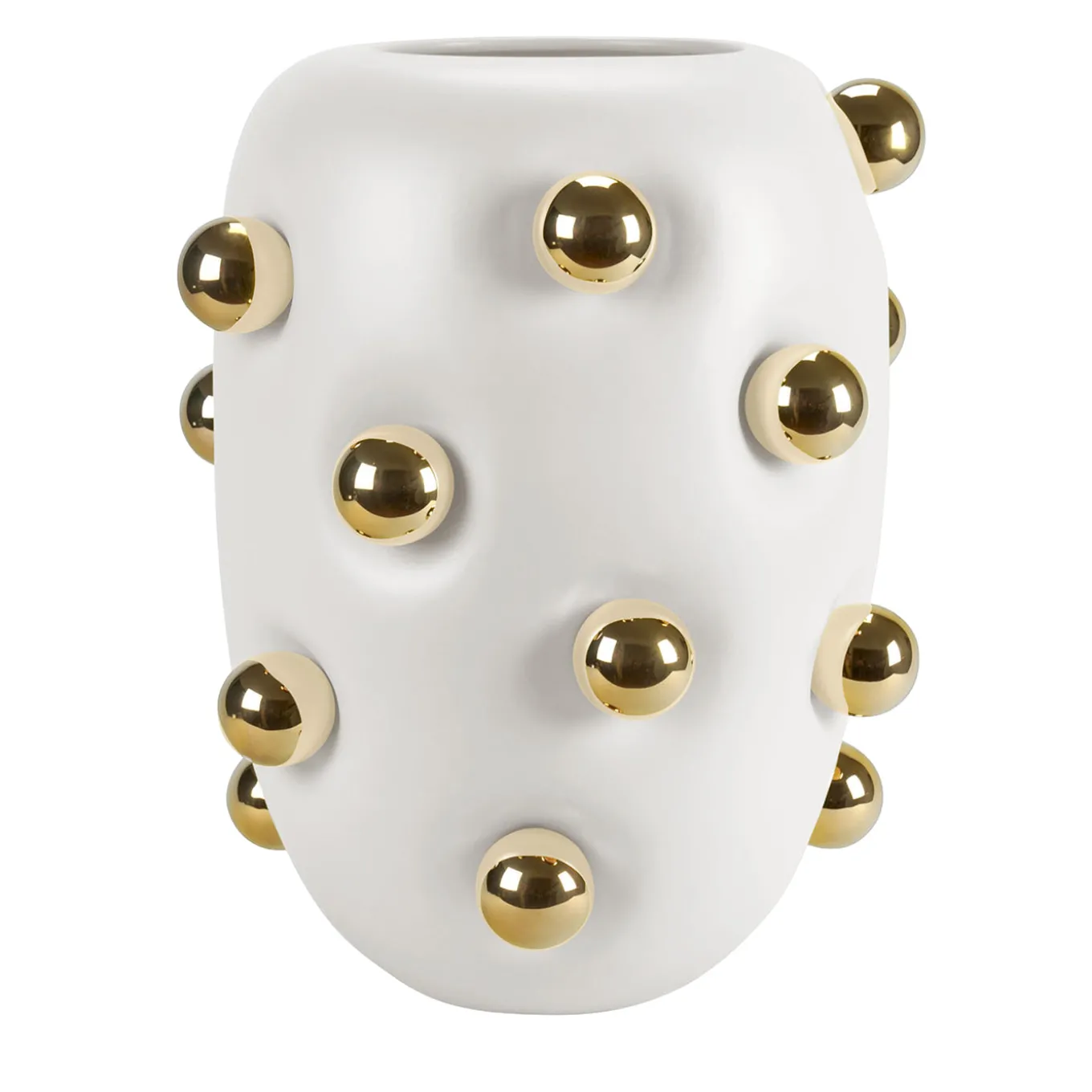 Vaso BonBon Vanilla in ceramica bianca
