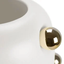 Vaso BonBon Vanilla in ceramica bianca