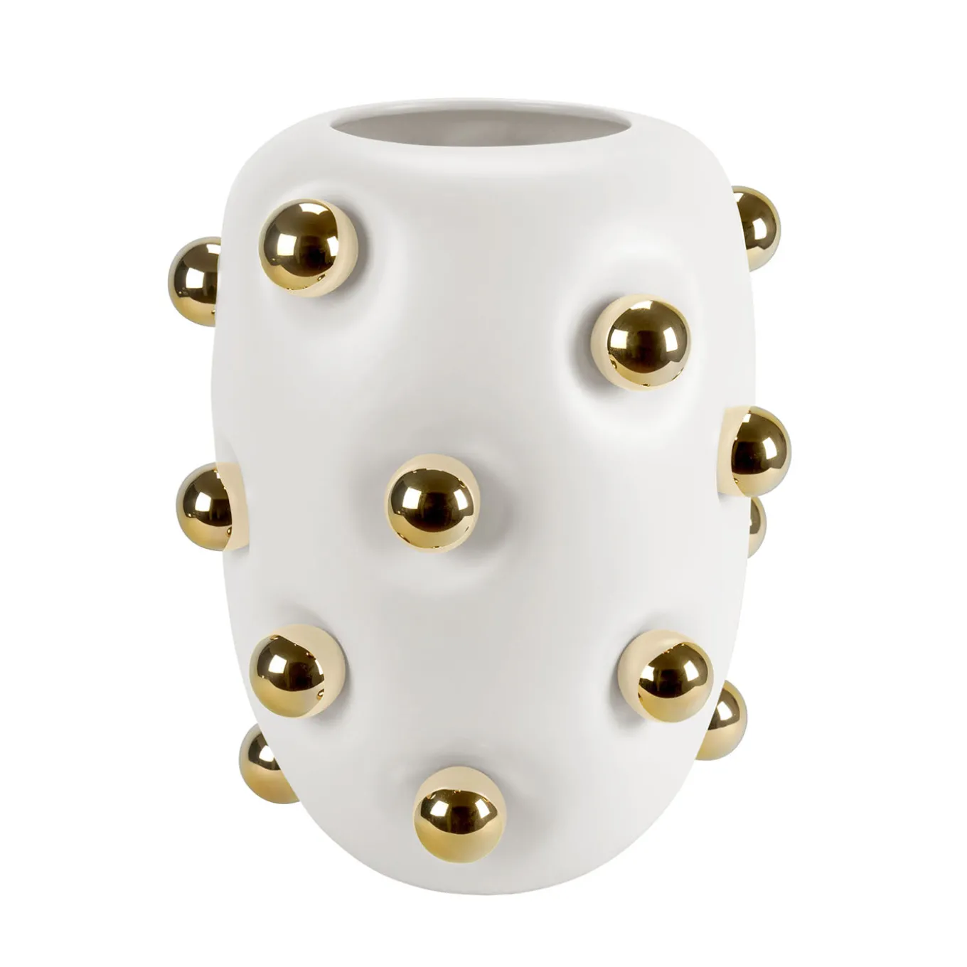 Vaso BonBon Vanilla in ceramica bianca