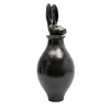 Vaso Canopo Lepre Nero XL