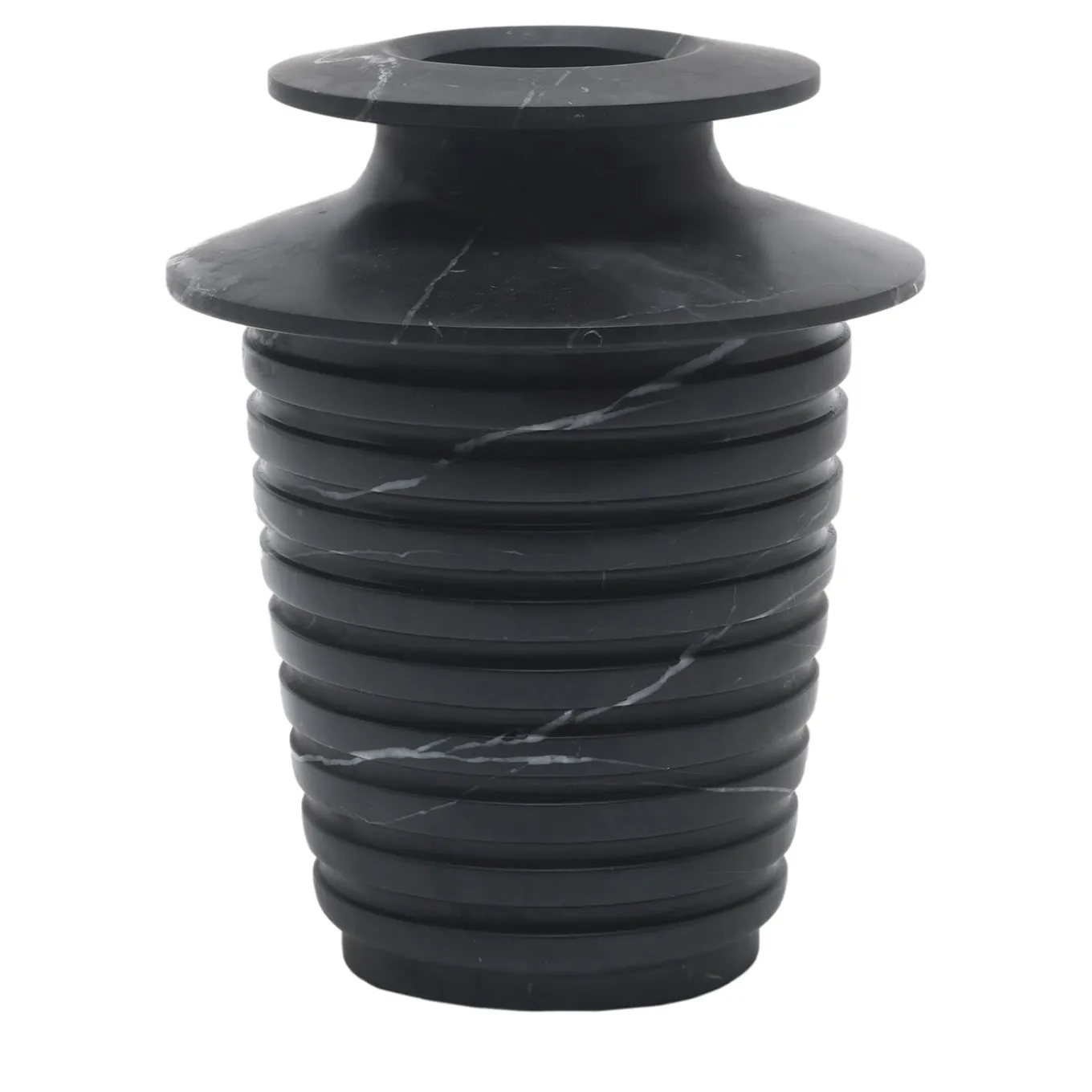 Vaso Capua M Black Marquina di Ivan Colominas