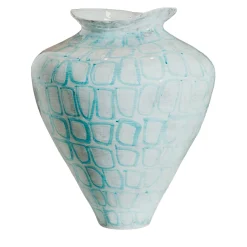 Vaso Ceramica Areté Trame Verde