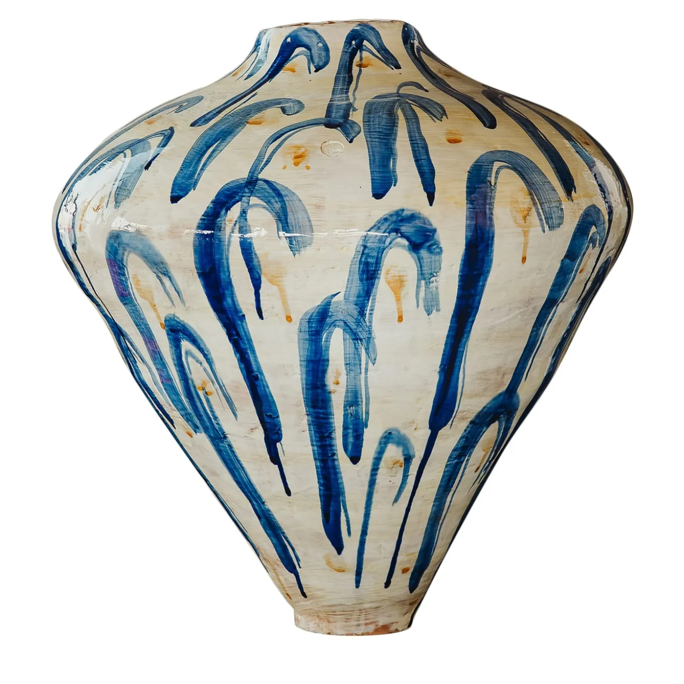 Vaso Ceramica Kalipso Heliki Blu