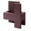 Vaso Chandigarh IV marrone marsala