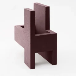 Vaso Chandigarh IV marrone marsala
