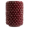 Vaso Cilindrico Medio per Fiori Bordeaux