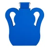 Vaso con coperchio e manici in pelle a onda edizione limitata OTTO blu Majorelle