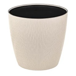Vaso da fiori beige chiaro in seta