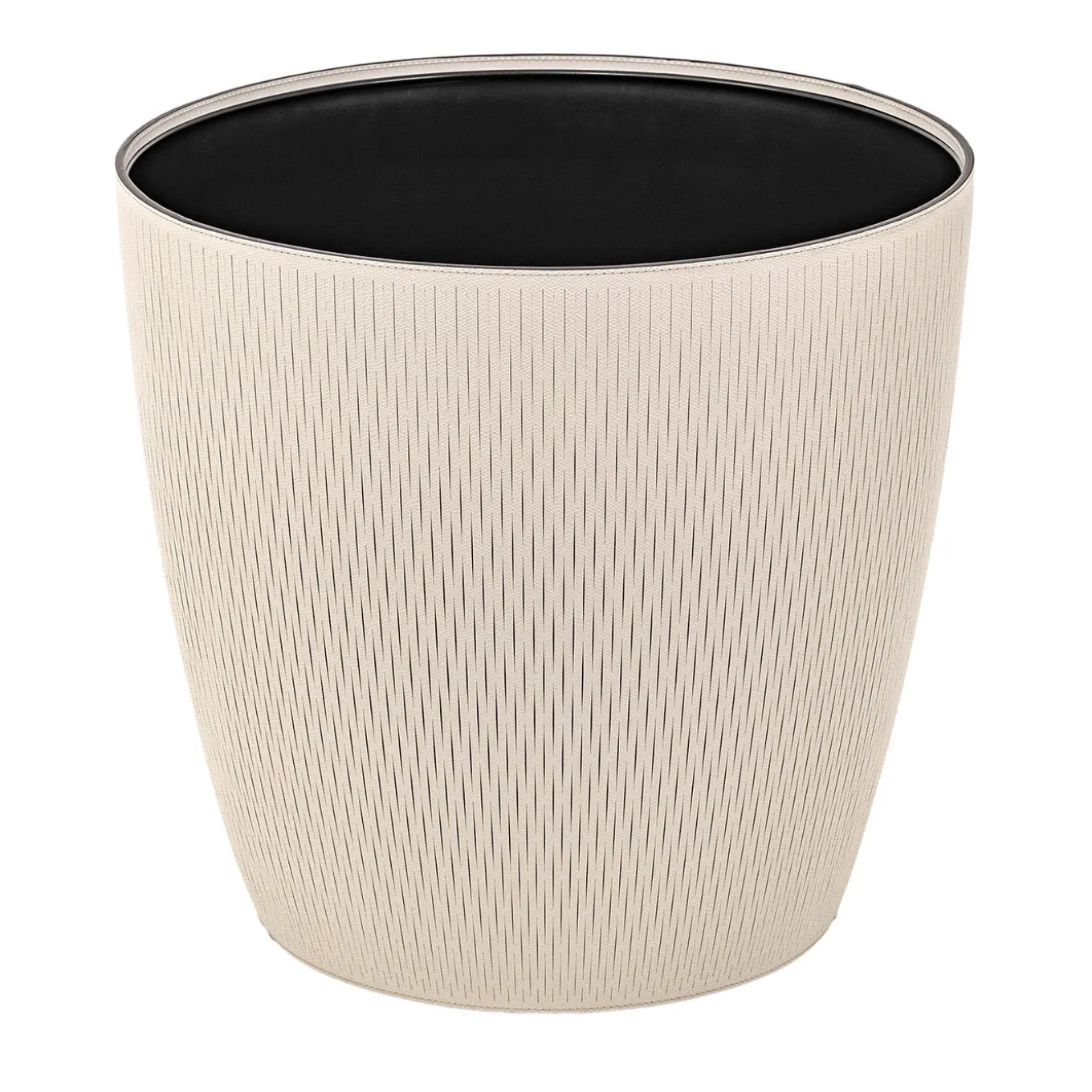 Vaso da fiori beige chiaro in seta