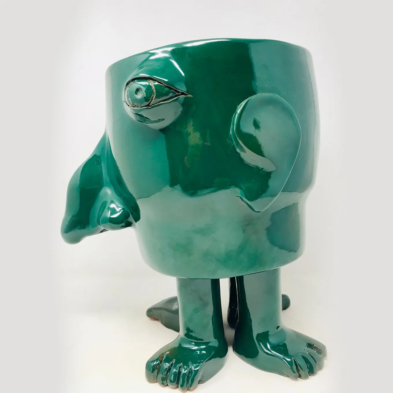 Vaso da fiori verde medio Walking Head